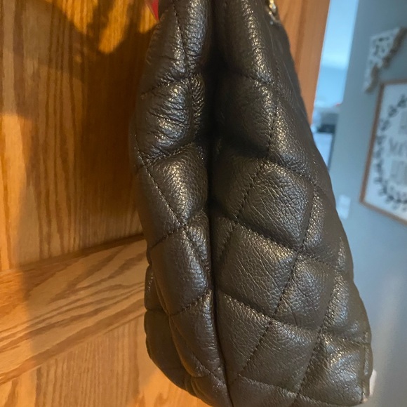 Kate Spade Black Leather Quilted Multi-Pocket Chain Strap Shouler Bag - EUC - Picture 5 of 11